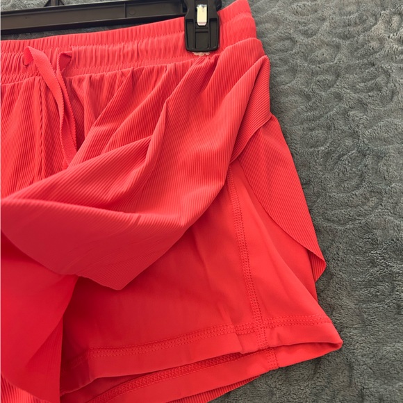 JoyLab- Game Day Shorts - Double Layer- Women's M- Pockets- Coral - Picture 4 of 6